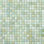 Mint 1 5/8" x 5/8" Iridescent Glass Mosaic