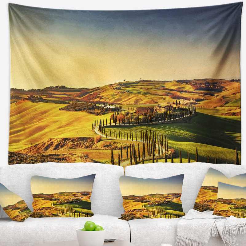 Tapisserie Schafer Crete Senesi, H 78 po x l 92 po