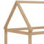Lit simple pour enfant en forme de maison-546841467