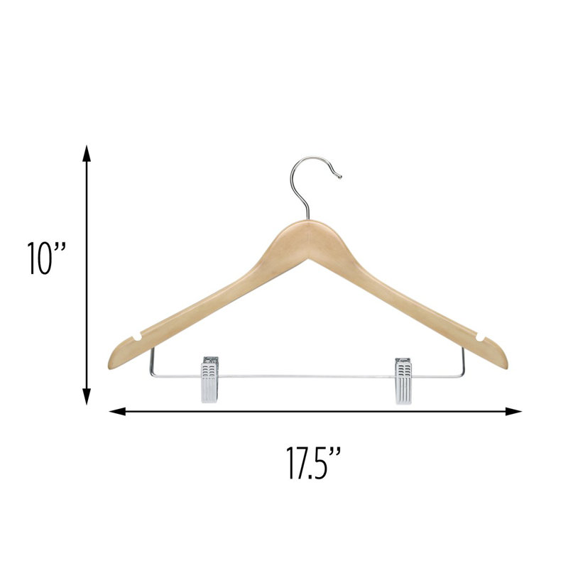  Basic Suit Wood Hanger for Suit/Coat