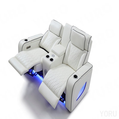 Causeuse inclinable, blanc