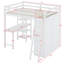 Lit mezzanine double avec garde-robe Hedieh-1262068906