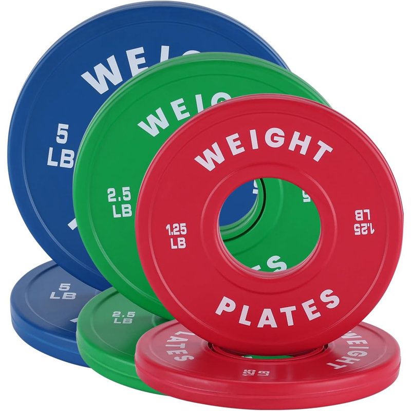 2PCS Olympic Fractional Plates, Rubber Change Plates for Strength Training, Home Gym