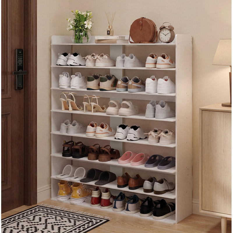 28 Pair Stackable Shoe Rack