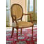 Upholstered Arm Chair in Brown