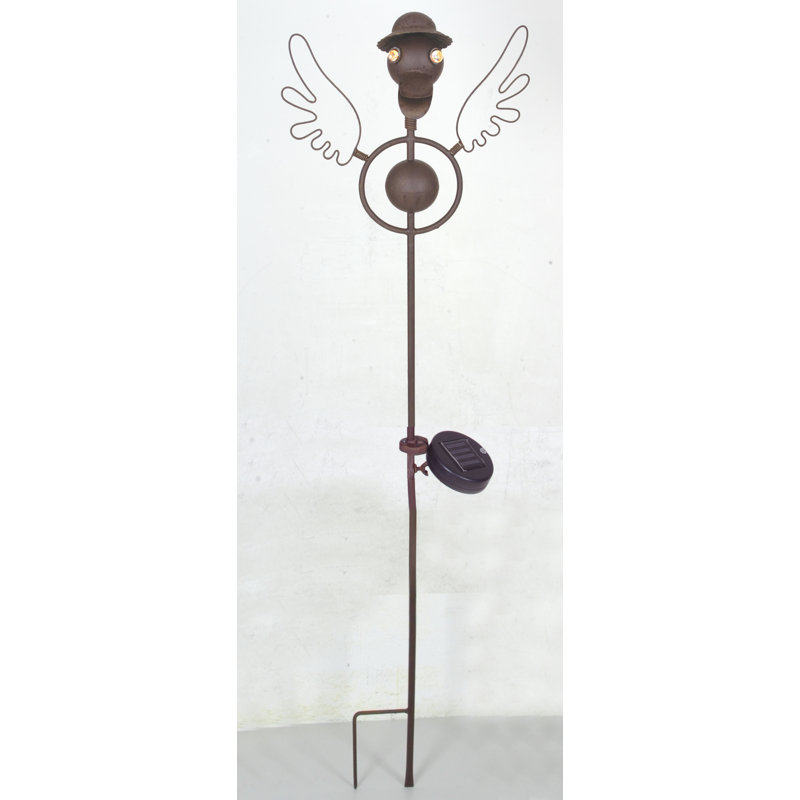 Venetta Chrome Solar Powered Integrated LED Metal Pathway Light