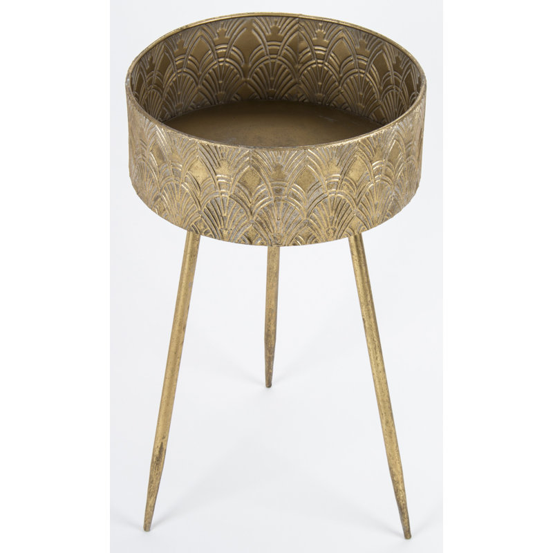 Alis Metal Pot Planter, 68.5cm H x 39.5cm W x 39.5cm D