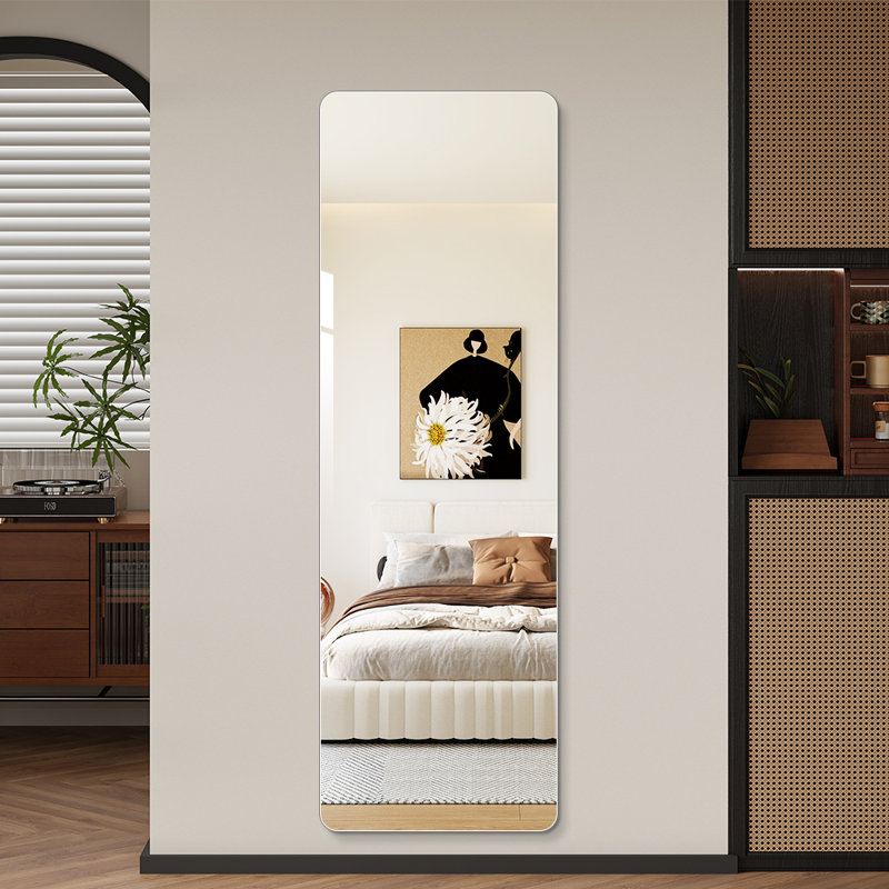 Frameless Full Length Mirror Large-sized Mirror, 60" x 19"