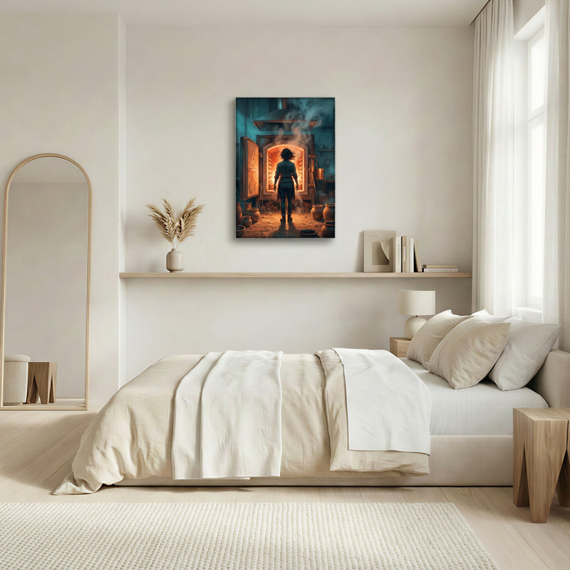 Ensemble de 1 tableau sur toile Mystic Forge, 24"H x 18"W, Wrapped Canvas