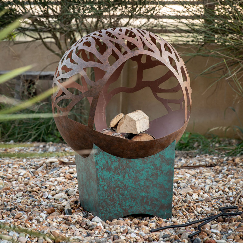 Andren Round Iron Smokeless Fire Pit