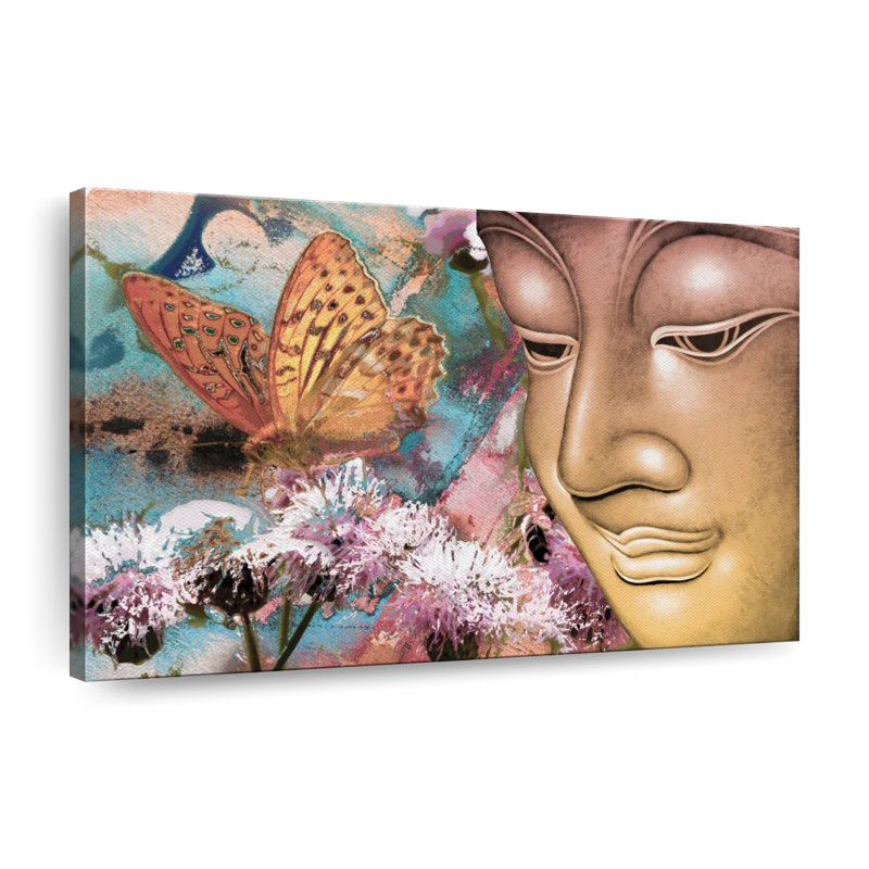 Printemps, impression sur toile tendue, H 8 po x l 12 po x P 1 po