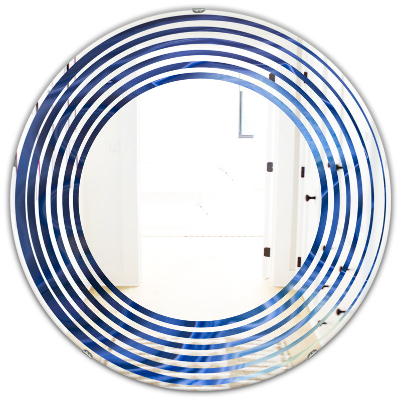 Miroir mural Wave, H 31,5 po x l po