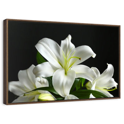 Fresh White Lilies