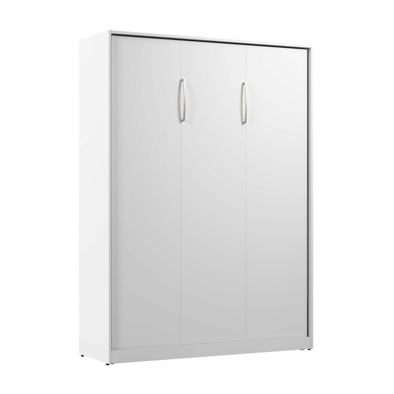 Lit escamotable Oneybrook, Double, Blanc
