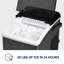 Machine à glaçons Koolatron, 26 lb / 24 heures, noire