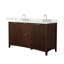 Palmilla 60" Freestanding Double Bathroom Vanity with Quartz Top-1042191659-1042191656