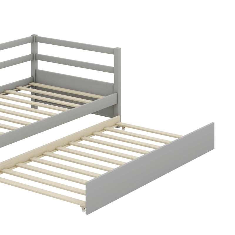 Daizie Pendlebury Daybed with Trundle, Gray