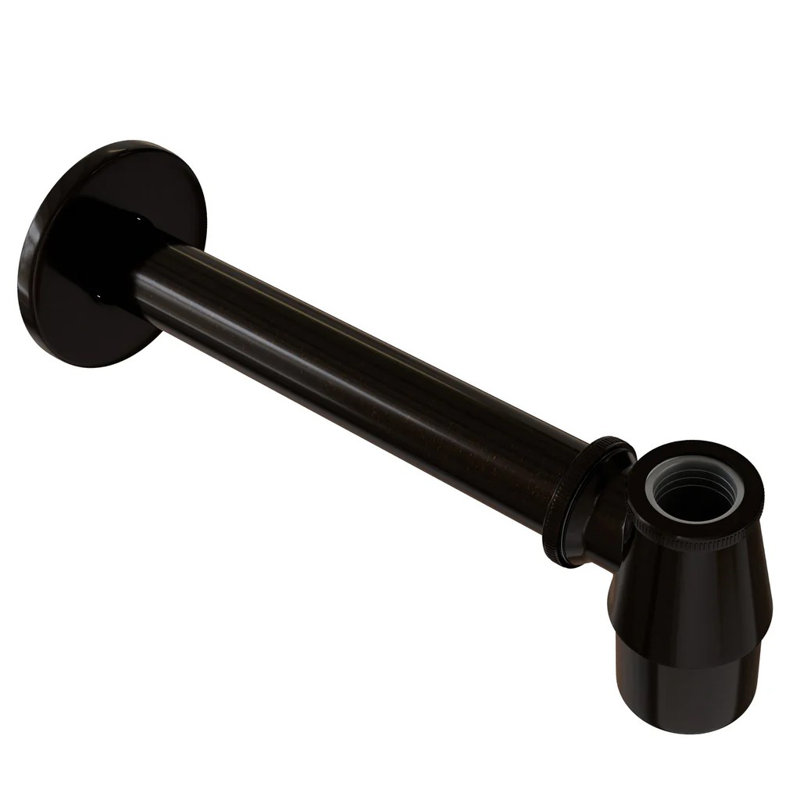 Solid Brass Bottle Trap in Chrome, Oil Rubbed Bronze