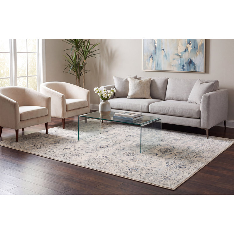 Attell Floral Indoor Rug, Rectangle 7'10" x 11'2"