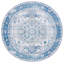 Arizona Maleek Machine Washable Non-Slip Area Rug in Grey/Blue-174310828