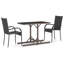 Ensemble bistro rectangulaire pour 2 personnes-908037039-908002172
