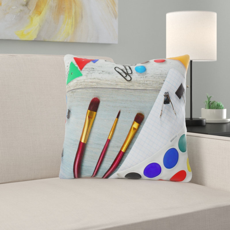 Coussin scolaire Mcmurray, Microsuède, Intérieur