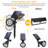 Matte Black Solar Powered Integrated LED Pathway Light Kit