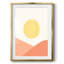 Simple Boho Sun II - impression encadrée