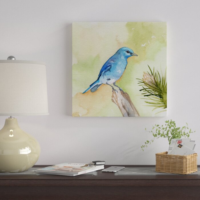 Winston Porter Mountain Bluebird by Sean Parnell Print | Wayfair