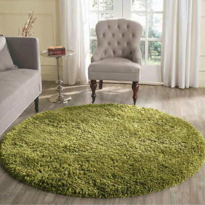 Esterly Solid Colour Shag Area Rug