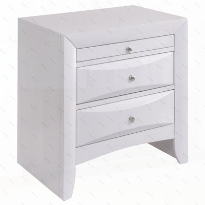 Table de chevet avec 2 tiroirs