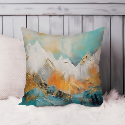 Landscape and Nature Dreams of Snowy Peaks Mountains Modern Transitional