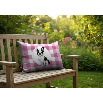 Oreiller réversible intérieur / extérieur French Bulldog