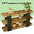 Versatile Side Table,Console Table,3-Tier Sofa Table,Entryway Table