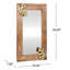 Miroir en bois