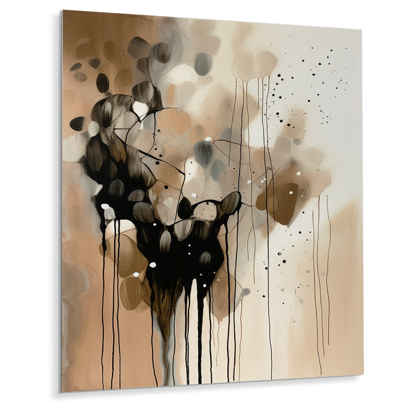 «Brown Mindful Abstraction I», H 40 po x l 30 po x P 1 po