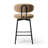 Bayville 27" Faux Shearling Fabric Upholstered Swivel Counter Stool (Set Of 2)-115184303