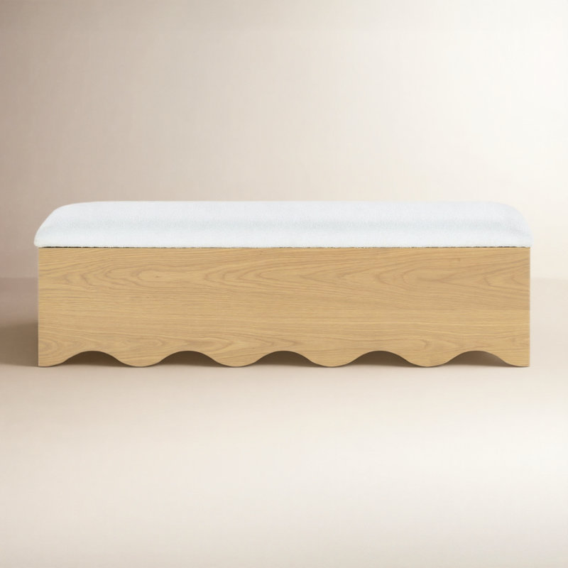 Banc de rangement Roseandrea, Naturel