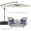 Parasol en porte-à-faux 10 pi Montre-722057544