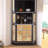 Corner Cabinet Accent Cabinet Wine Storage