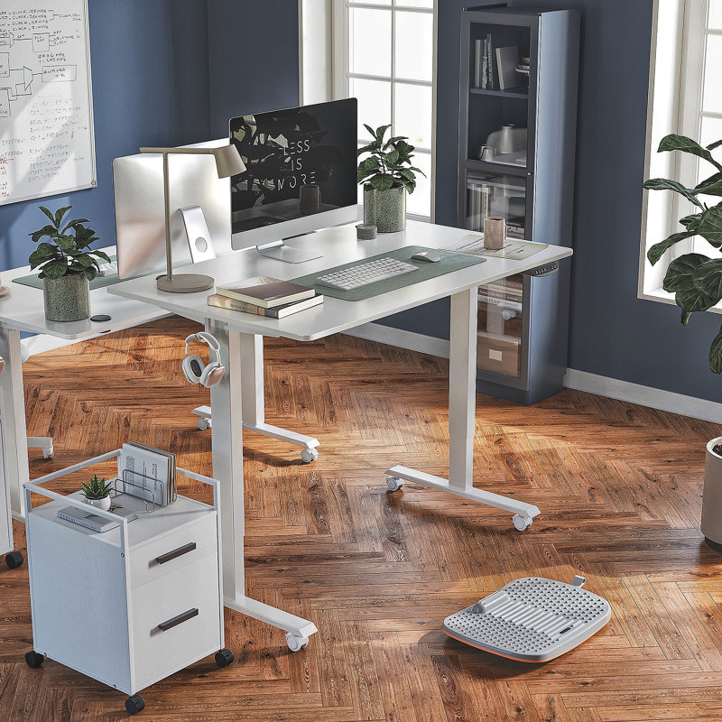 Bureau debout, H 46 po x l 48 po x P 30 po, Blanc