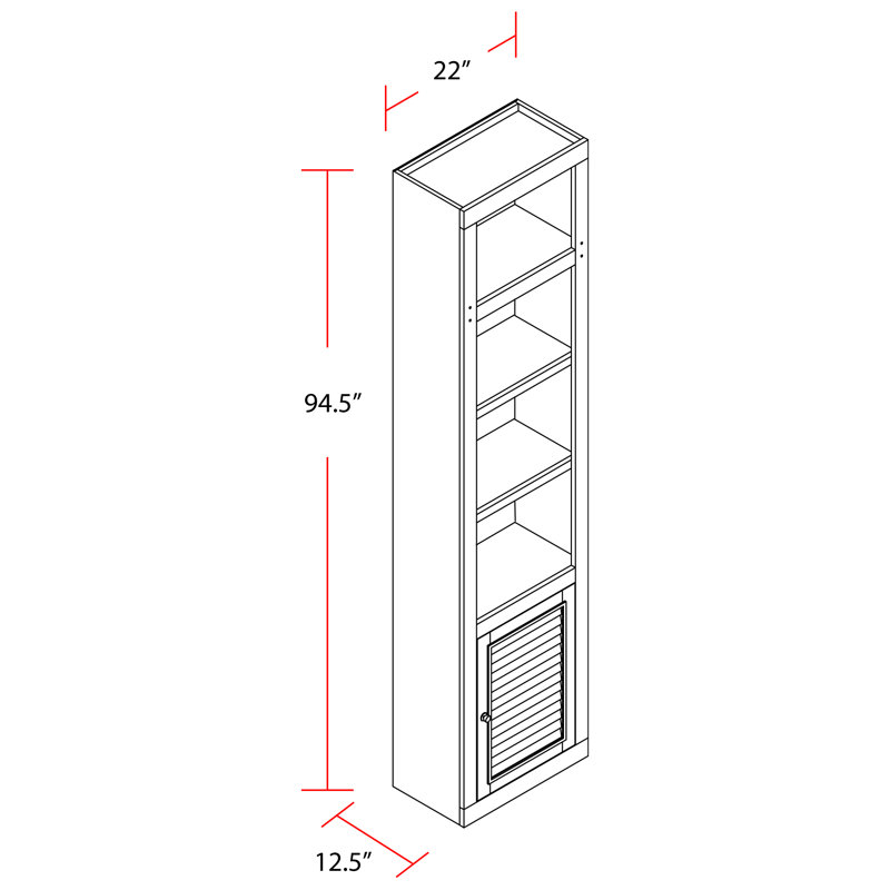 Annmarie Storage Bookcase