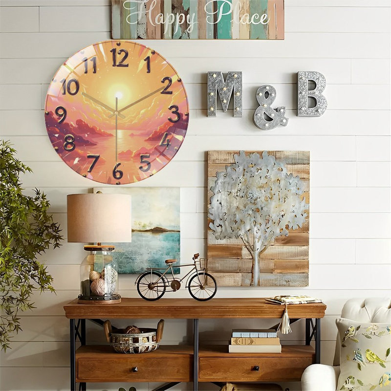 Horloge murale 12 po