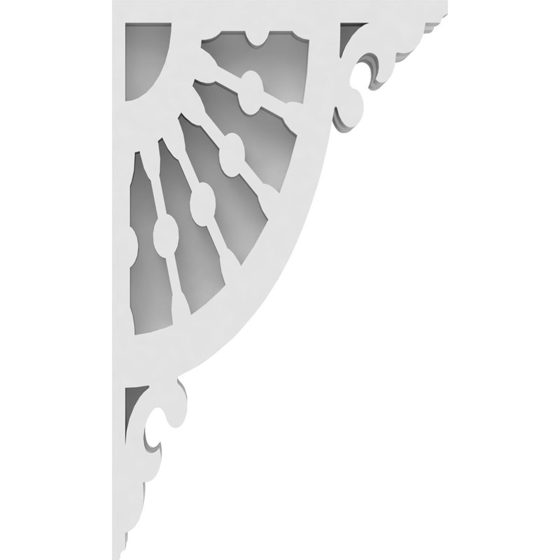 Corbeau en PVC de qualité architecturale, H 10 po x l 6 po x P 1,875 po