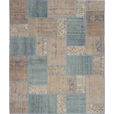 Quameshia One-of-a-Kind 7'1" X 8'5" 1980s Wool Area Rug in