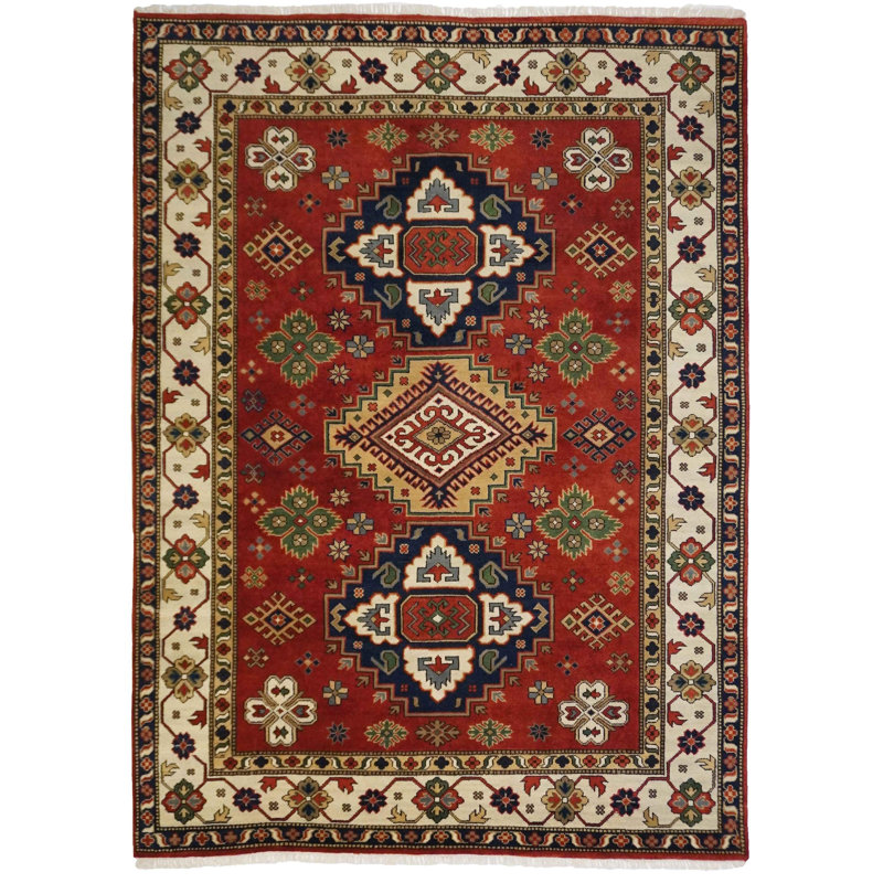 9'X12' Oriental Area Rug in Burgundy
