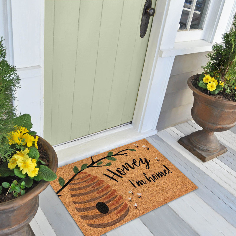 Jaelynn Outdoor Doormat, Rectangle 1'6" x 2'6"