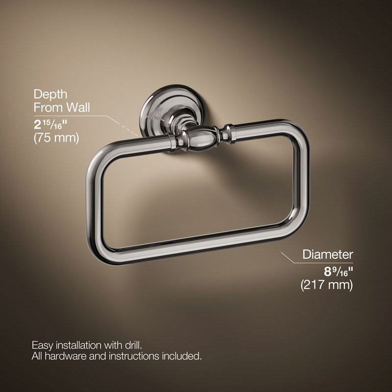 Artifacts Towel Ring, Vibrant Titanium