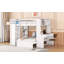 Lit mezzanine avec lit autonome, tablettes, bureau et garde-robe-1860237506
