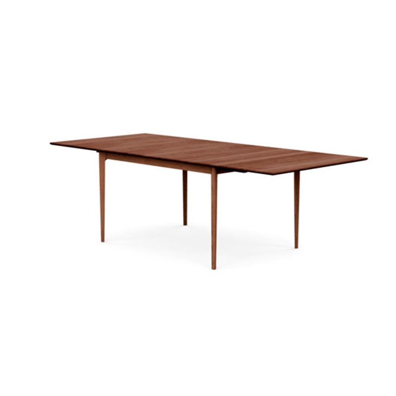 Sarah Four Leg Extension Table, Cognac Cherry, 42" W x 96" L